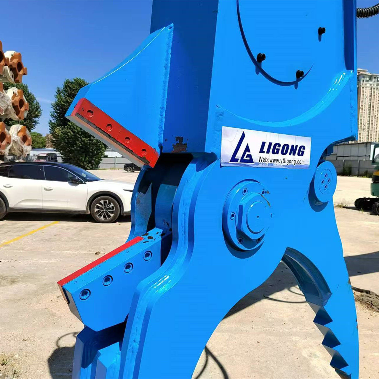 Durable Excavator Used Steel Scarp Shears Cutter Scissors For Vehicle Dismantling And Recycling