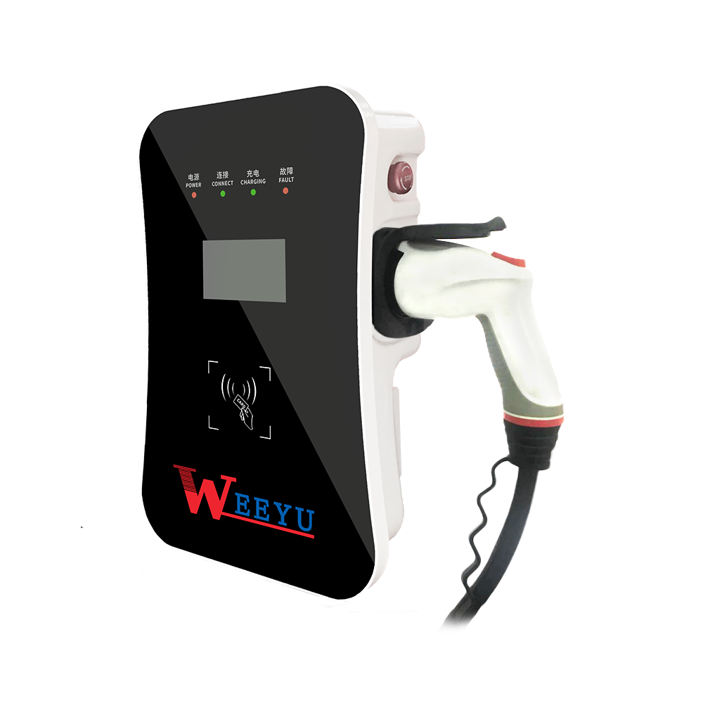 Ev Автомобильная стенка 7 кВт/11 кВт/22 кВт ip66 wallbox ev зарядная станция с кабелем 5 м