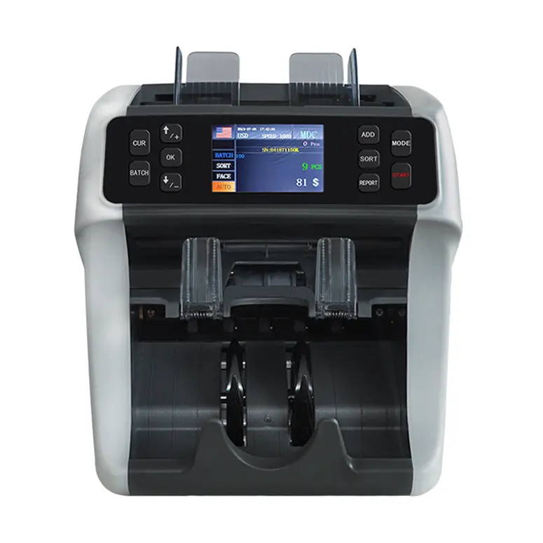 best mix denomination banknote currency money counter currency cash sorting and 2 pocket money counter detecting machine