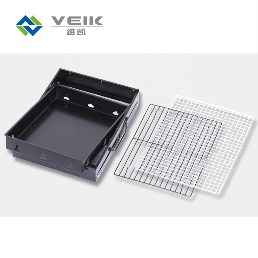 best selling stainless stell outdoor portable charcoal notebook BBQ grill for sale