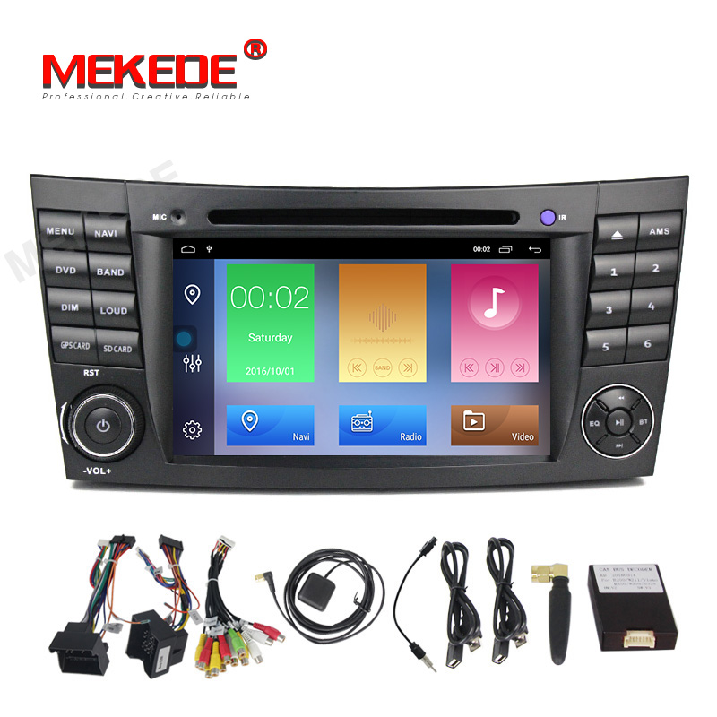 MEKEDE 7 "2 din android 10 автомобильное радио мультимедиа для benz w211 W219 W463 CLS350 CLS500 CLS55 с dvd gps навигацией мультимедиа