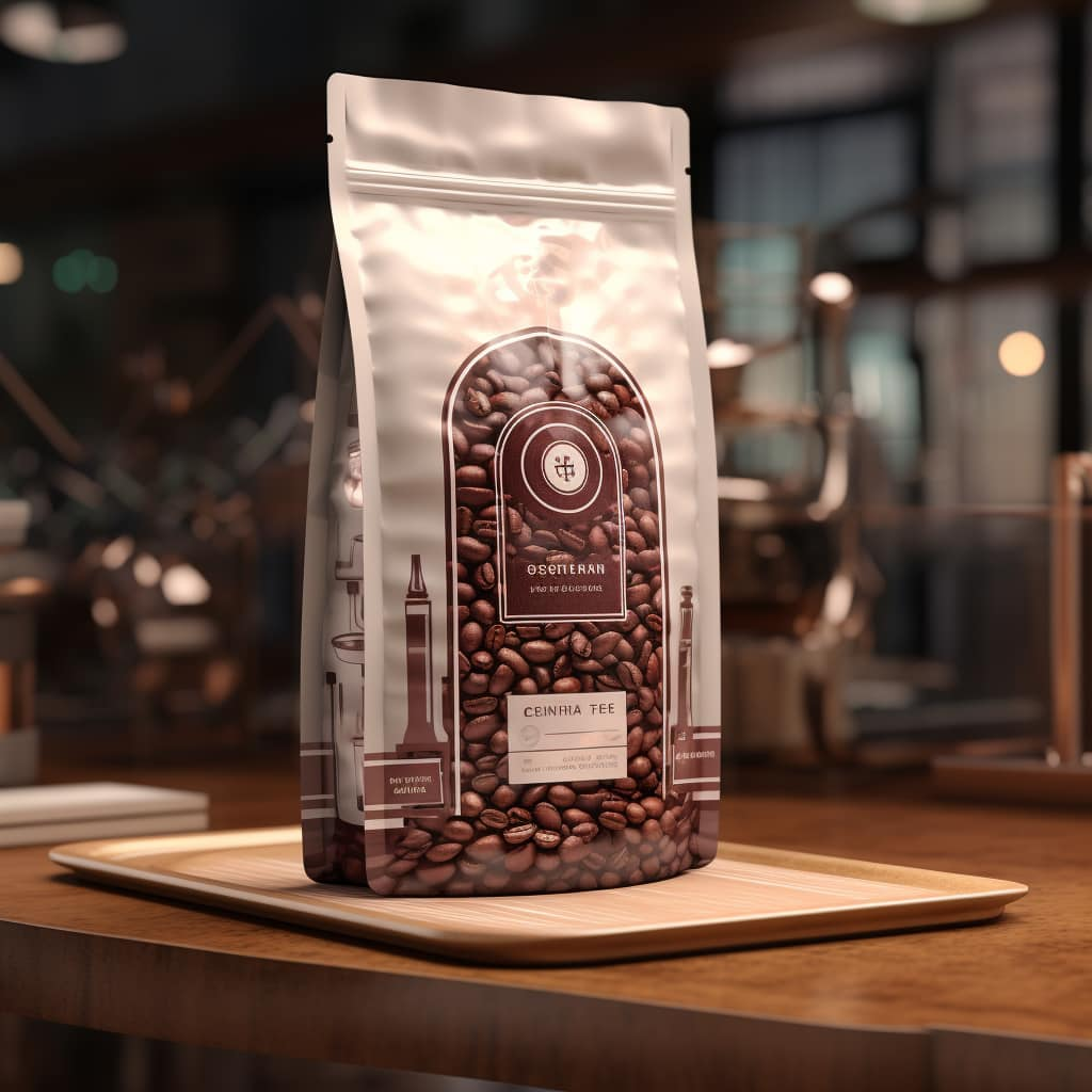 Coffee Packaging Bag 12oz 5LB Bolsa De Cafe 250g 1kg Coffee Bean Packaging Bag Coffee Bags 250g