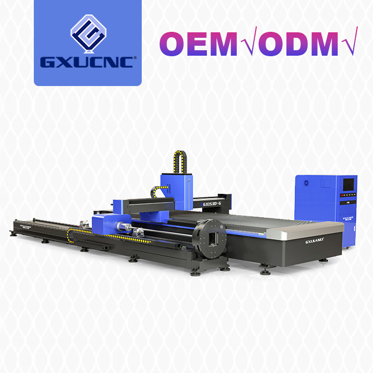Factory Design&Sale Tube Sheet Integrated Fiber Cut Machines Sheet Fiber Laser Pipe Cutting Machine for Metal Processing