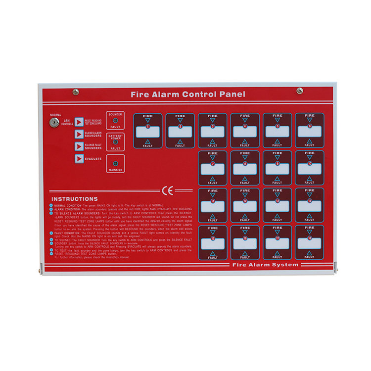 USAFE 2-Zones Conventional Fire Alarm Control Panel with CE Approval