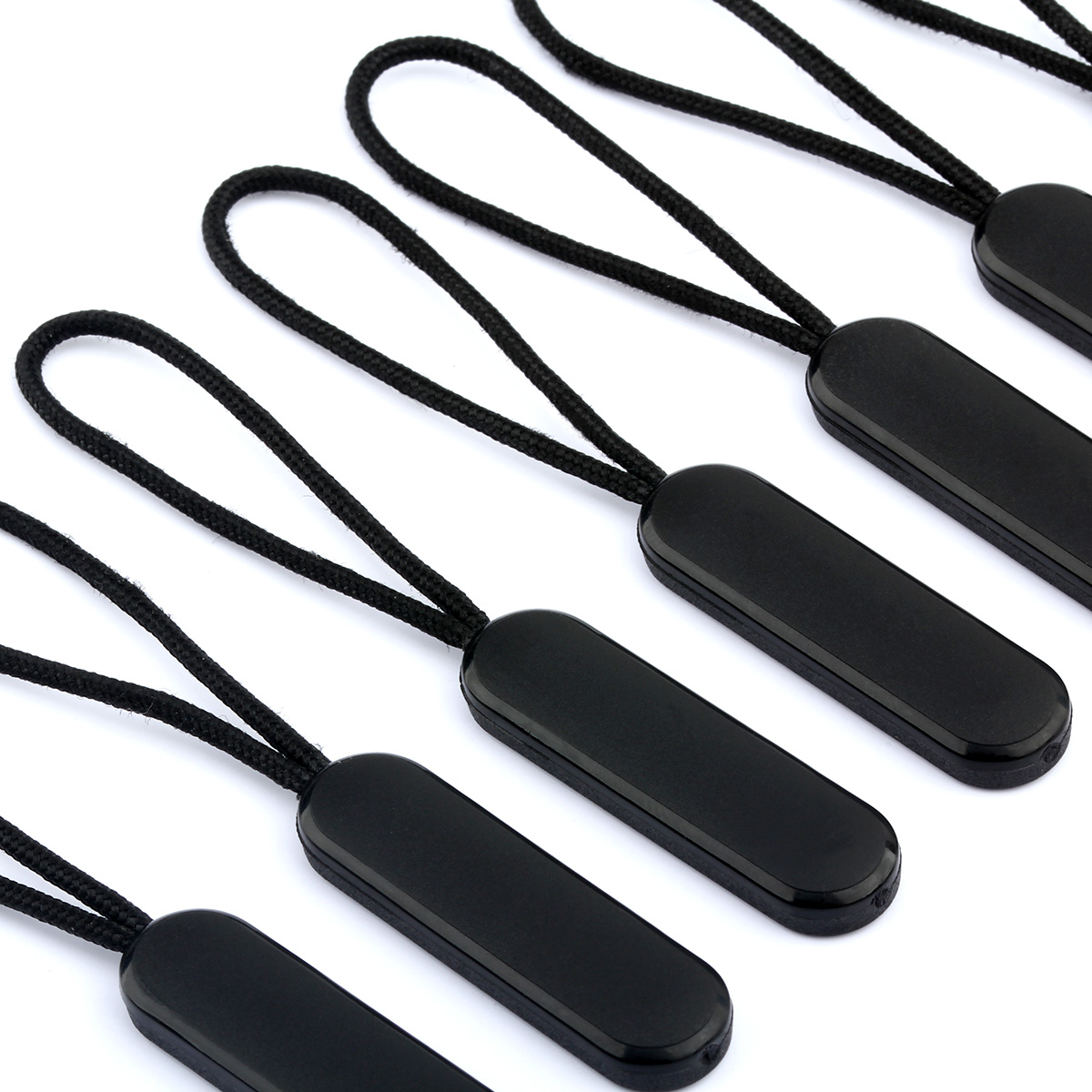 Zipper Pull Cord Rope Pullers Ends Lock Zips Bags Clip Buckle Zip Puller Replacement Suitcase Tent Travel Accessories