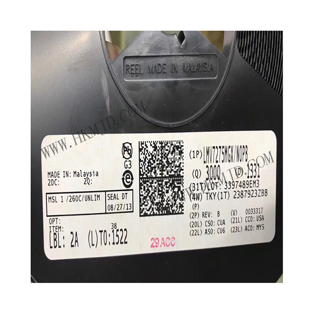 LMV7275MGX LMV7275 компараторы IC 5-TSSOP LMV7275MGX/NOPB