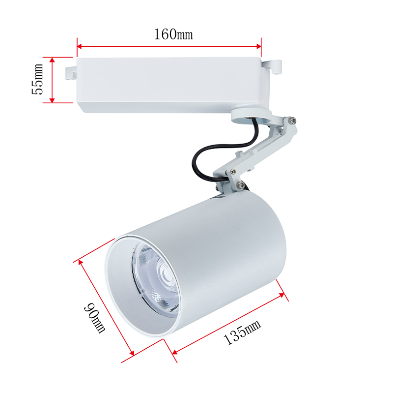 good quality curved monorail race gu10 fixture housing track light led