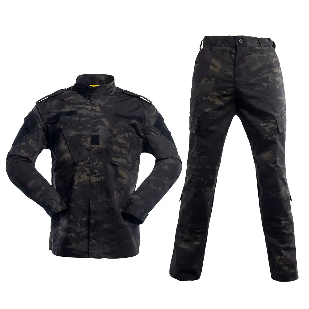 Factory supply acu black cp black camouflage military uniforms