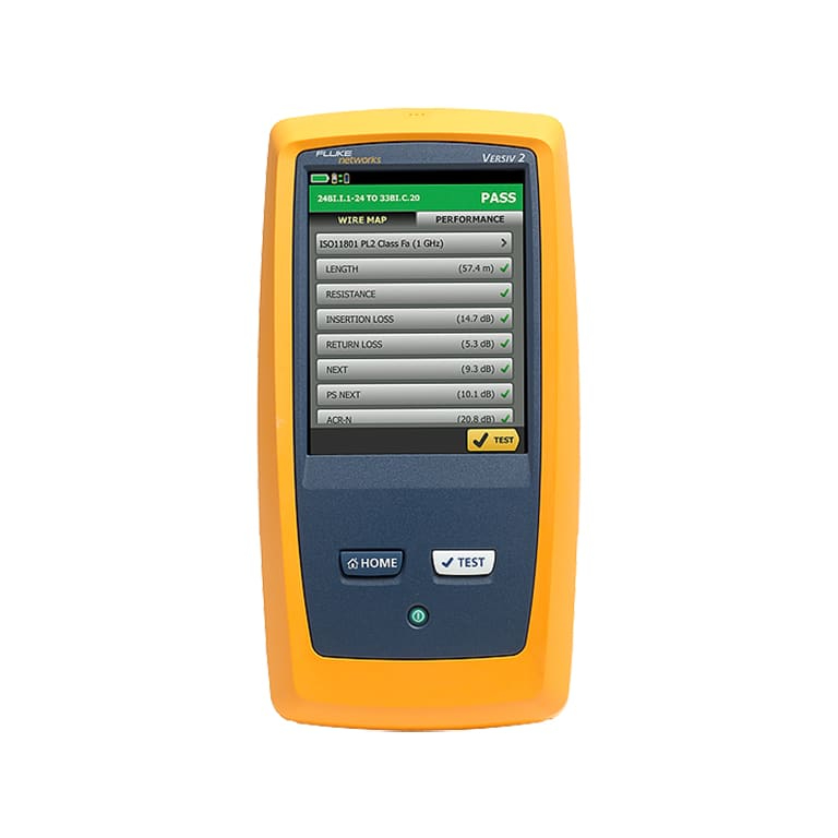 Сетевое устройство Fluke DSX2-5-IE-K1-комплект для проверки и устранения неисправностей промышленного кабеля Ethernet