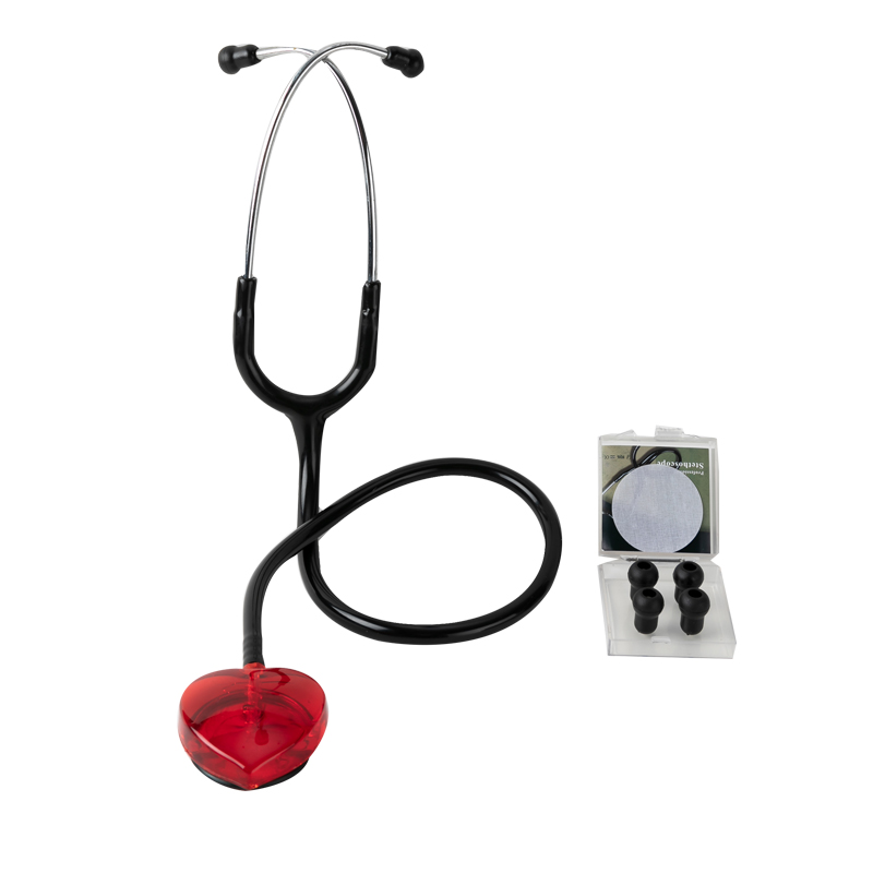 Unique design hot nurse's lightweight stereo clear sound stethoscope to diagnose a disease
