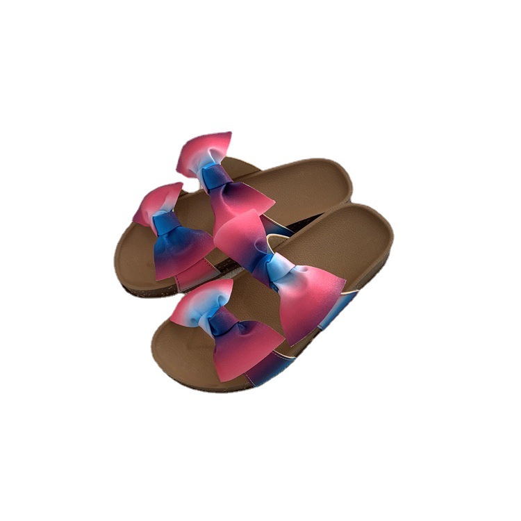 Summer Beach Women Sandals Slippers Fashion Bow knot Flat Bottom Slippers for Women