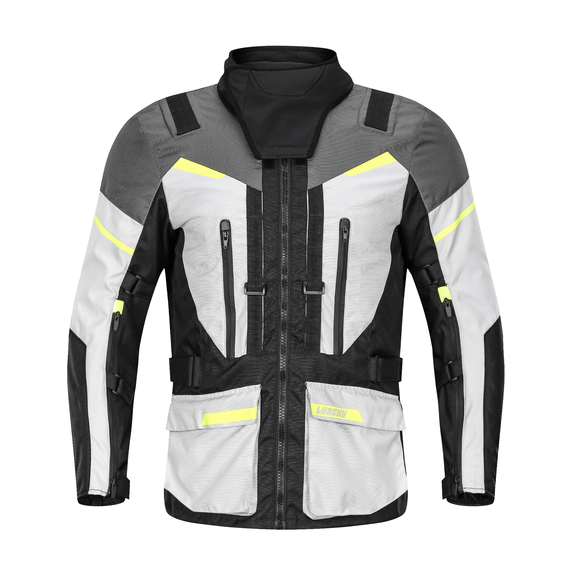 Adjustable Mask Air Breath Motorbike Jacket Touring Adventure Waterproof Plus Size Motocross Jacket For Man Winter Summer