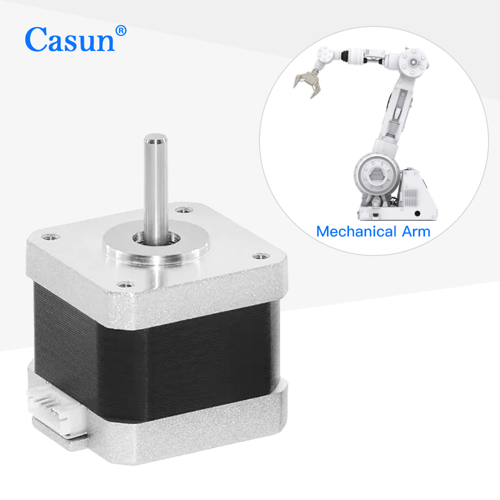 Двигатель шаговый Casun NEMA 8 17 23, 12 В постоянного тока, 42 nema 17(17HS4401), шаговый Электродвигатель с 4 проводами для 3D-принтера