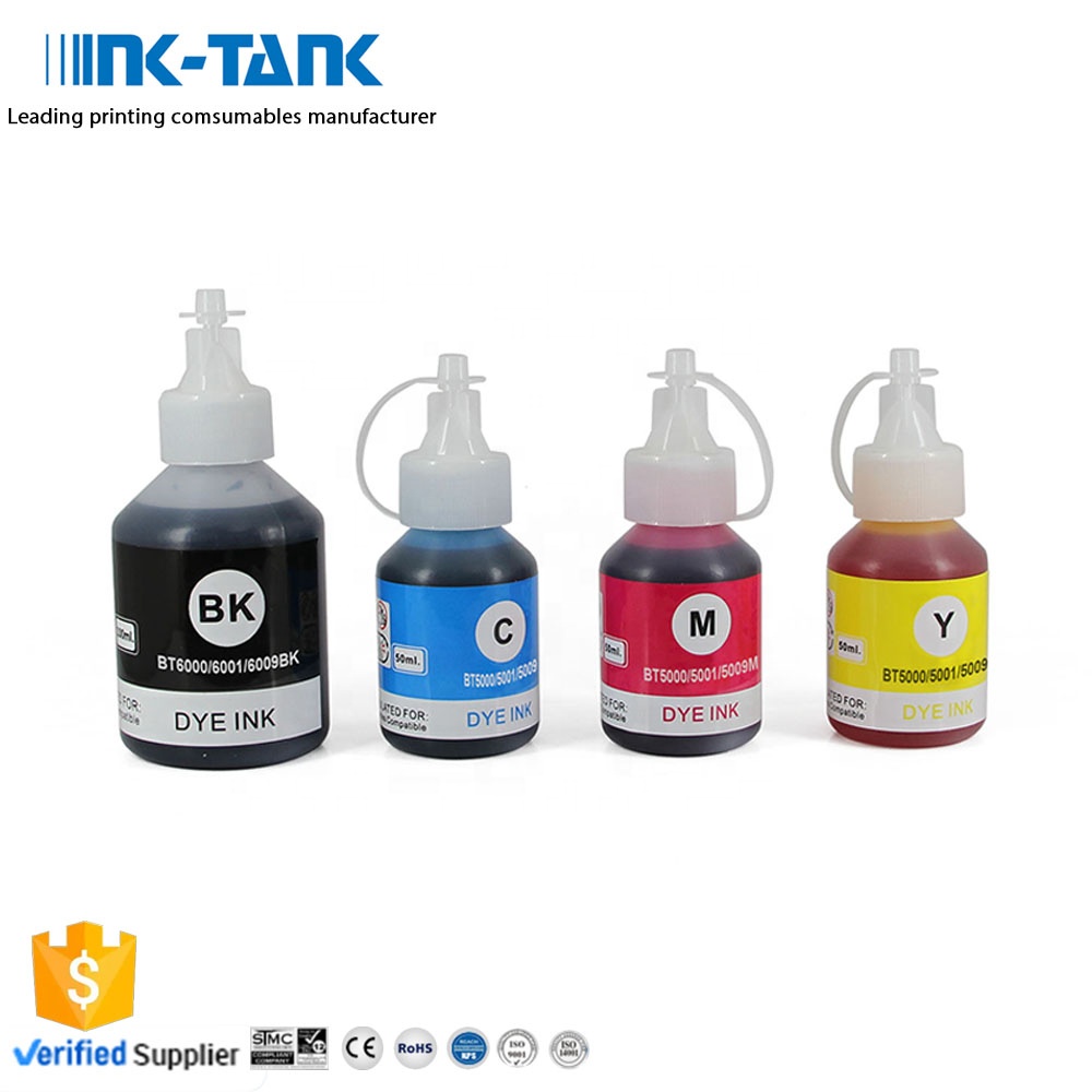 INK-TANK BT6000 BT5000 Премиум Универсальный цветный оптом водная бутылка пополнения DGT Чернила для Brother DCP-T300 DCP-T500W принтер
