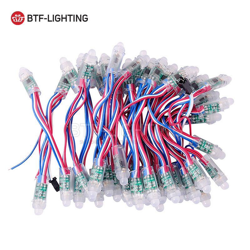 Top10 supplier christmas decoration pixel rgb led node ws2811 ip68 bullet led module