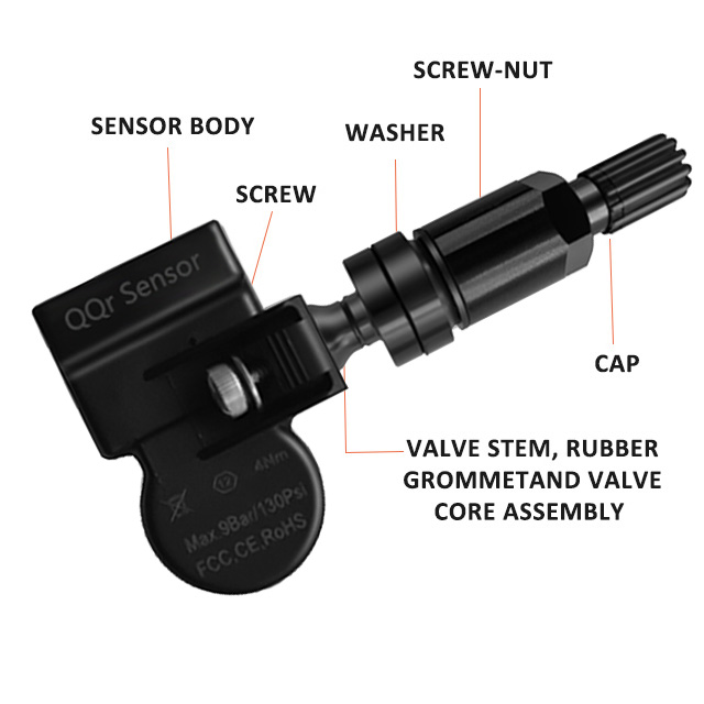 Best tpms Aftermarket tire pressure sensor car air pressure sensor 433 tpms sensor