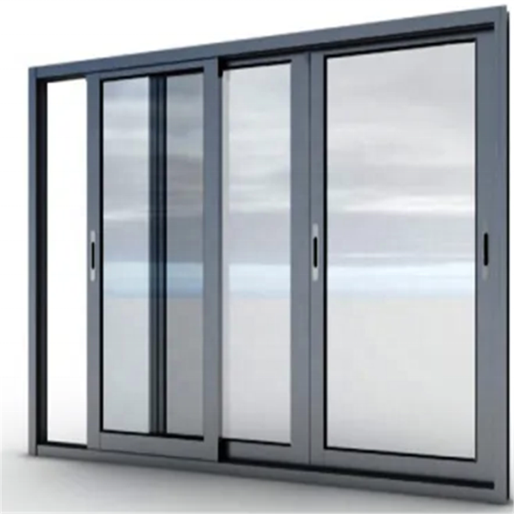 Soundproof large wood philippines frame sliding aluminum glass window