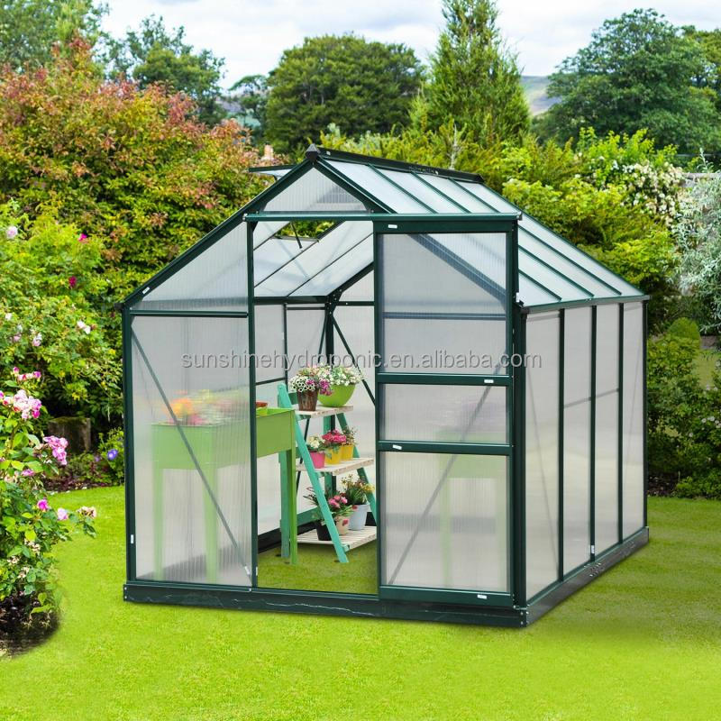 PC greenhouse Small Backyard Personal greenhouse Element Polycarbonate Covering Plastic greenhouse