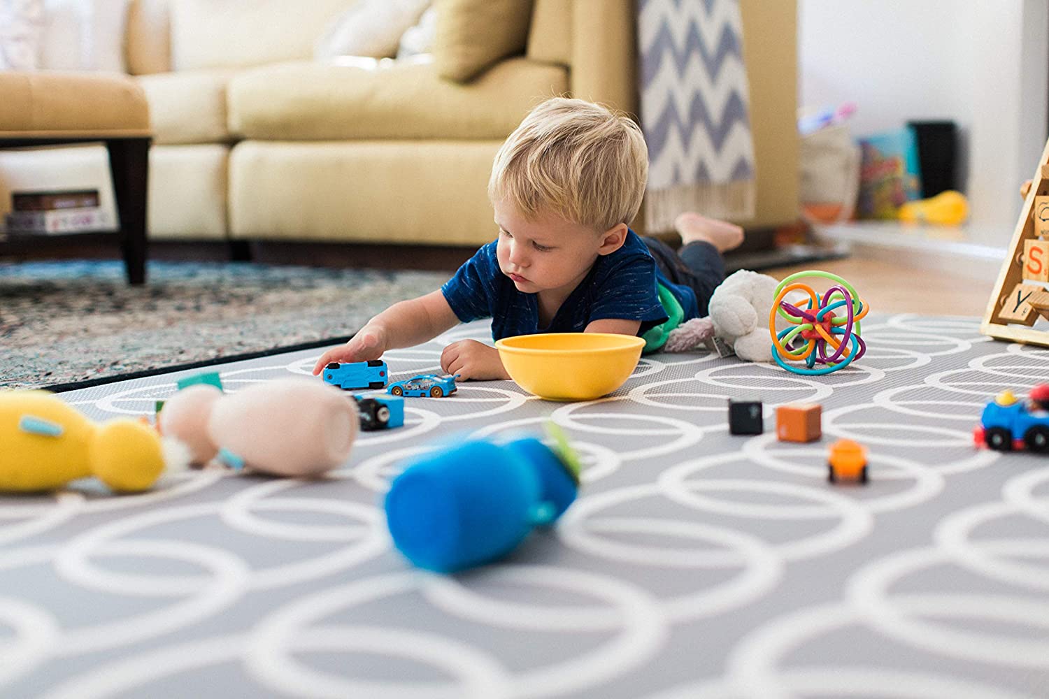 High Quality Waterproof  Easy to Clean Large Durable & Non-Toxic Soft TPU Play Mat