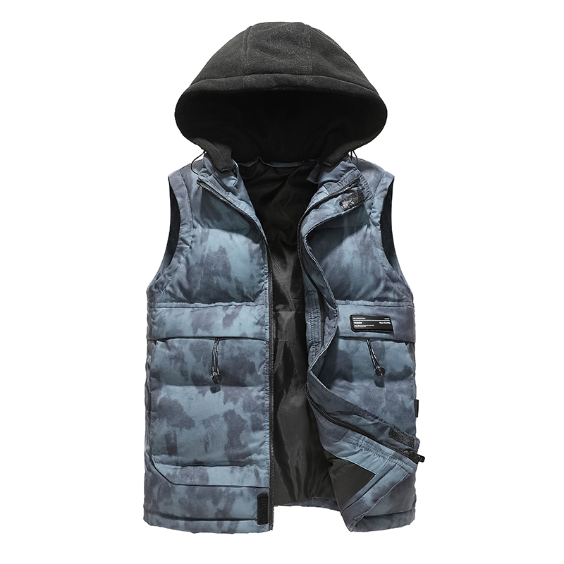 Camouflag Plus Size S-4XL Men's Waistcoats Men Casual Hoodies Winter Sleeveless Jacket for men's vest jackets & coats