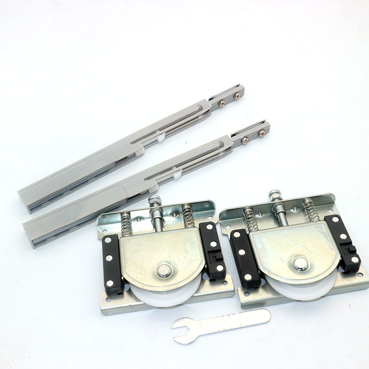 Factory manufacturer adjustable sliding wardrobe door wheels system