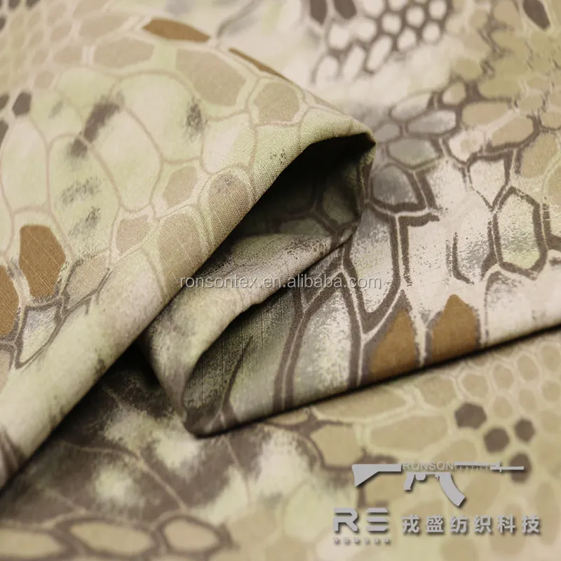 High Quality TC 65/35 Military Fabric Multicam Fabric Stonelands Python For Military Uniform Fabric