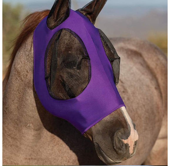 Wholesale summer outdoor fly face cover horse shield for eye protection