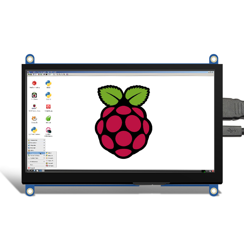 JRP7002.B 1024*600 IPS ЖК-модуль емкостная сенсорная панель 7 дюймов raspberry дисплей