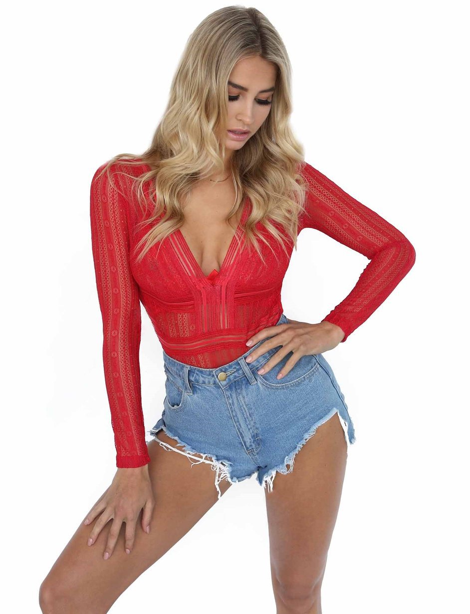 Spring new sexy lace jumpsuit tops women's sexy one-piece tops Sexy lingerie with lace