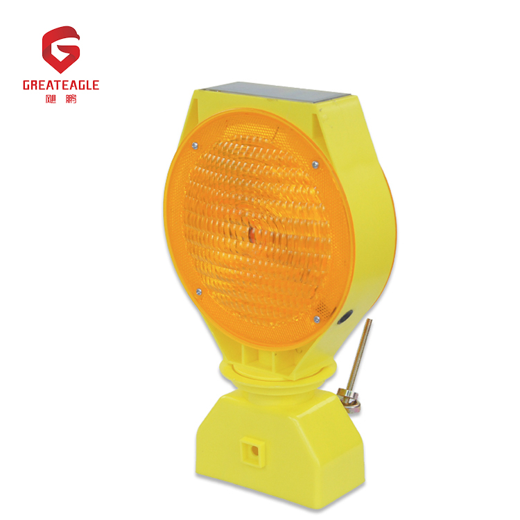 Custom high visibility LED solar colorful warning light road security warning light traffic warning light for traffic cone