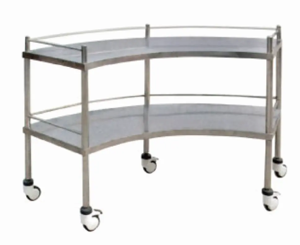 Superior nursing room clinic Stainless Steel treatment Trolley with good quality