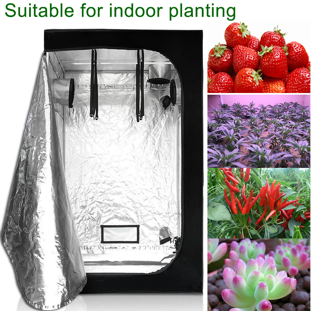 2x2ft 60x60x140 пакет комплет, 1680d Крытый Парниковый Сад Гроу тент для продажи