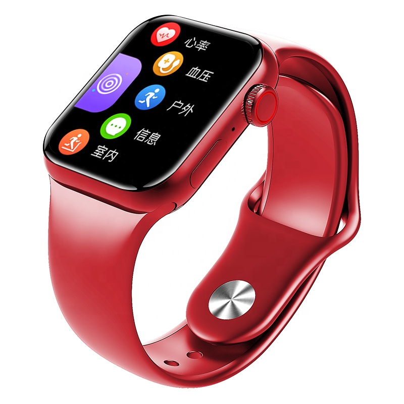 M26 Plus Smart Phone Watch 1.75 Inch Full Screen Series 6 Reloj Intelligent BT Music Heart Rate Smartwatch M26 plus