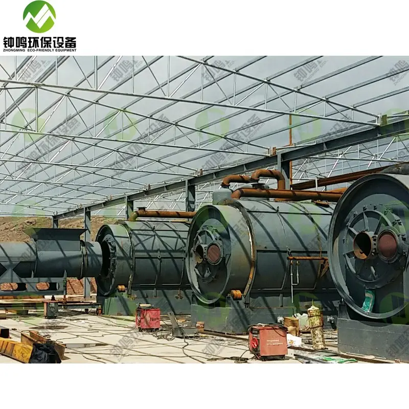 Factory Price Batch Type Tire Pyrolysis Oil Plant in UAE