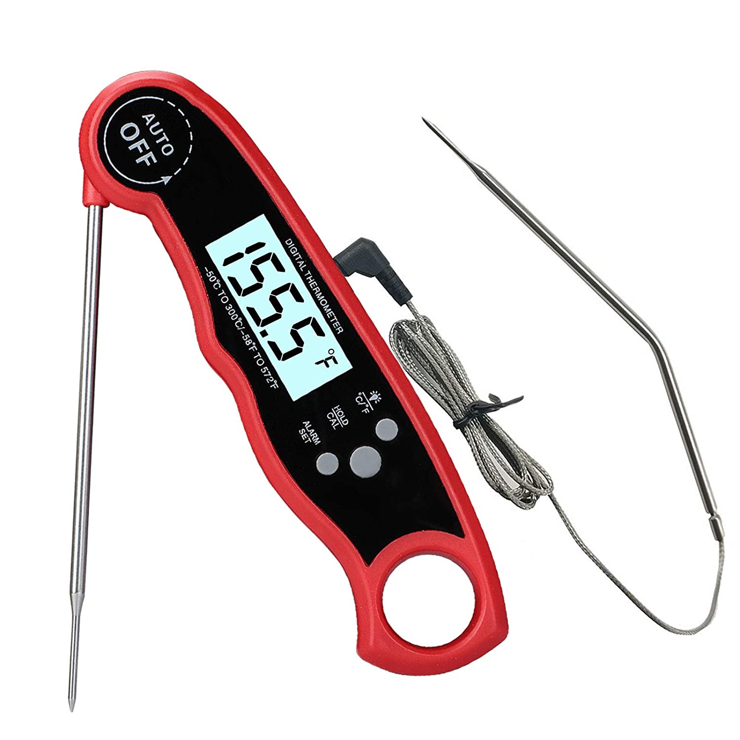 Amazon Top Seller Digital Instant Read Waterproof Meat Thermometer BBQ Oven Candy Cooking Kitchen Thermometer