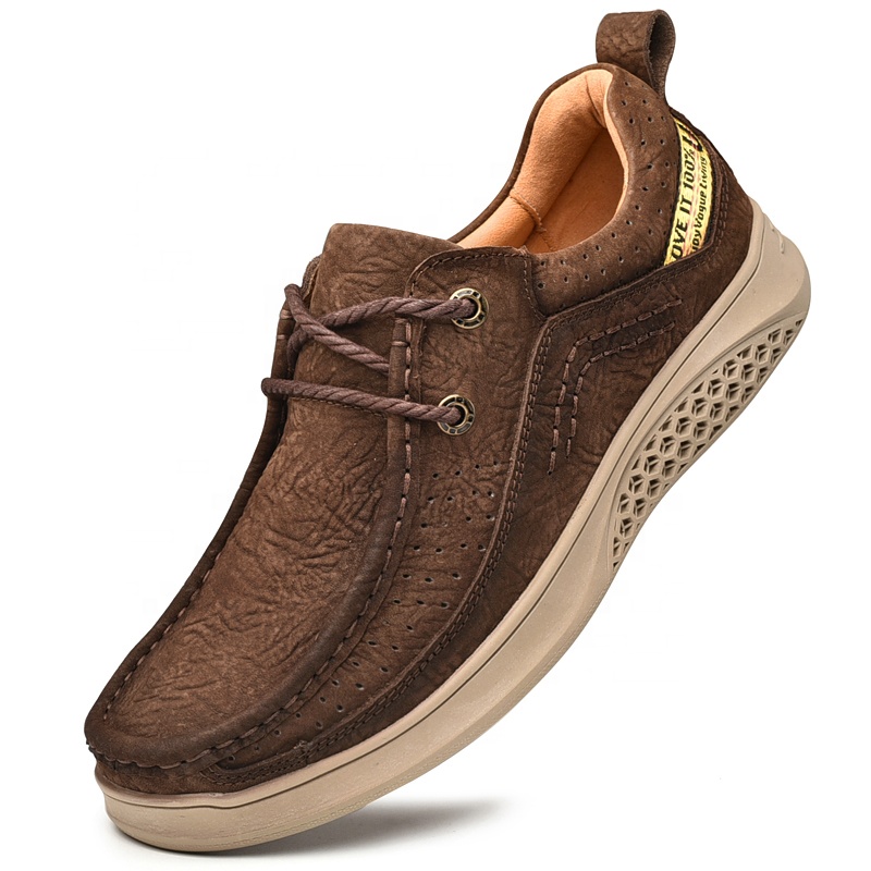Hot sale high end rubber soles business dress genuine leather shoes men's oxford shoes