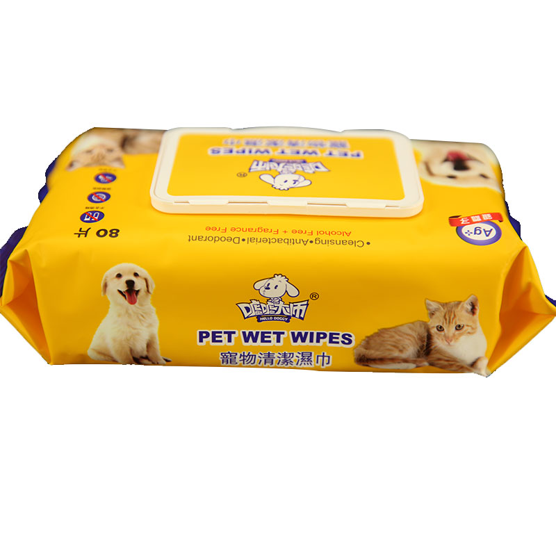 Best selling Grooming Wipes For Dog And Cat Hot Sell Pet Cleaning Wet Wipes 25pcs With Private Label