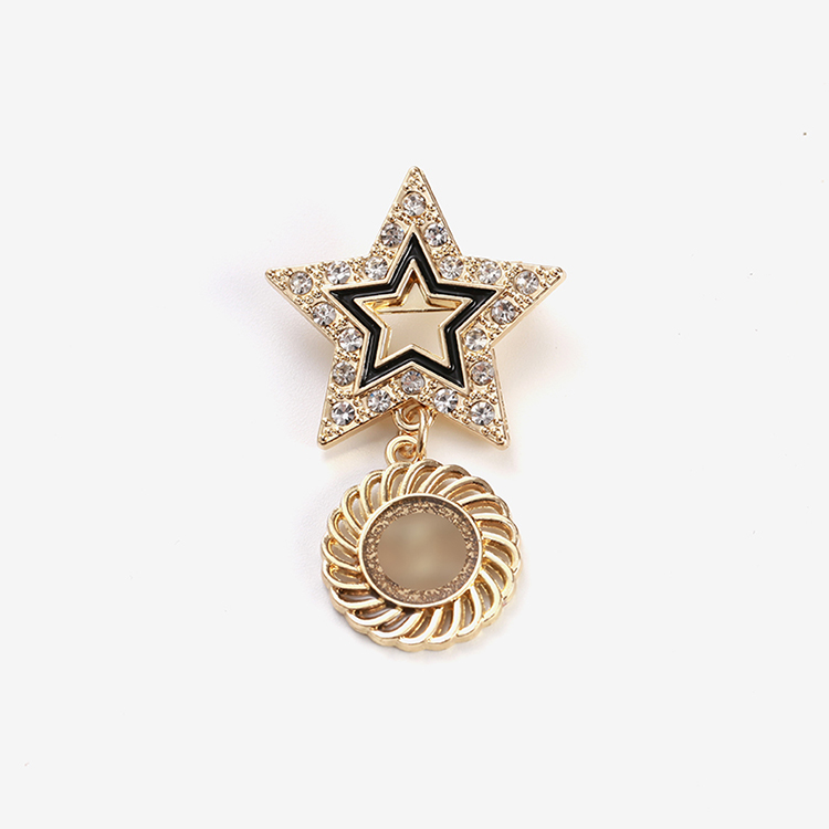 Custom High Quality Brooches Jewelry Fashion Luxury Women Brooch With 18k Gold Color
