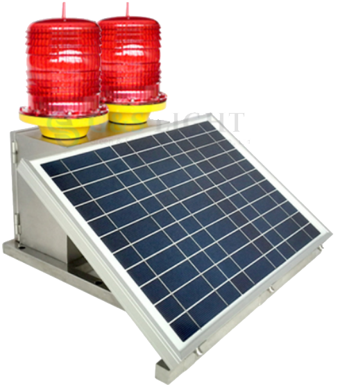 Solar Medium Intensity LED Dual Obstruction Lights