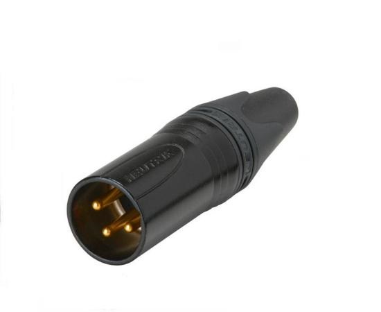 NEUTRIK Utrik NC3MXX-B Camon XLR черный золотой сбалансированный аудио Разъем Cannon