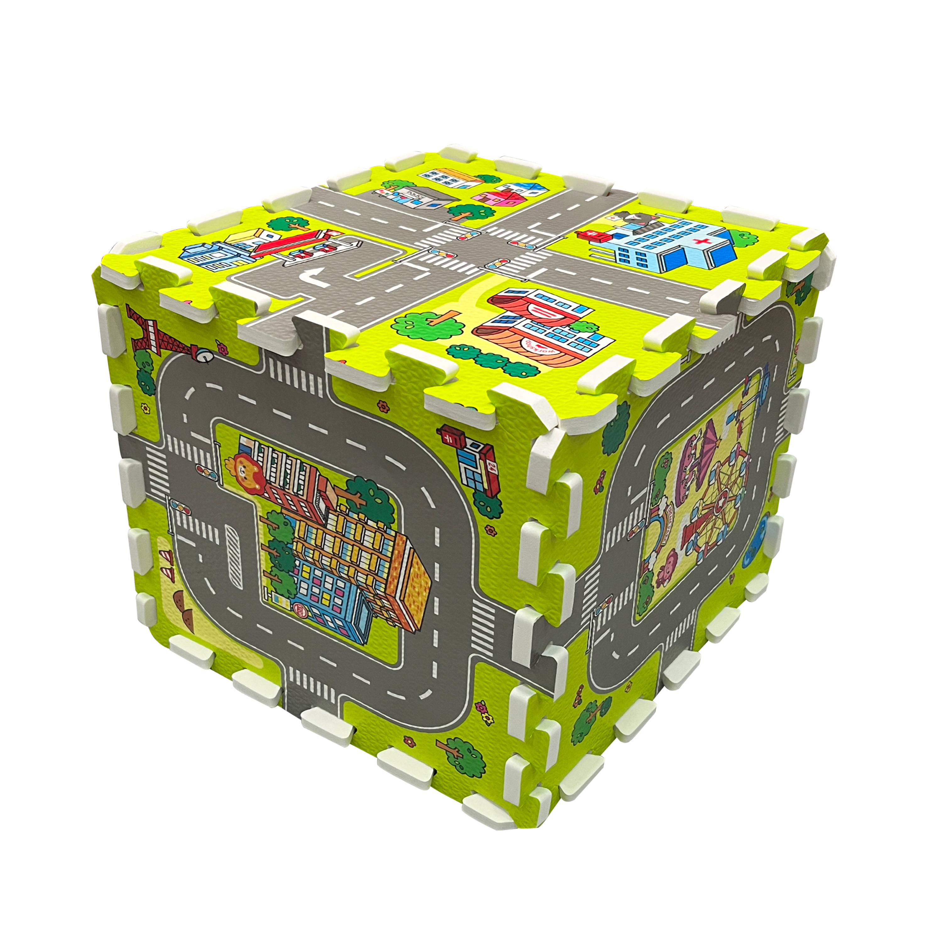 EVA Thick Training Puzzle Mat Parent-Child Interaction Game Map Rug Ideal Children's Educational Play Mat