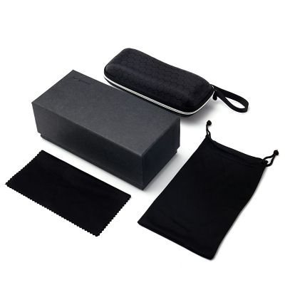 Sunglasses packaging folding paper box glasses case mirror cloth a variety of suit options sunglasses pouch