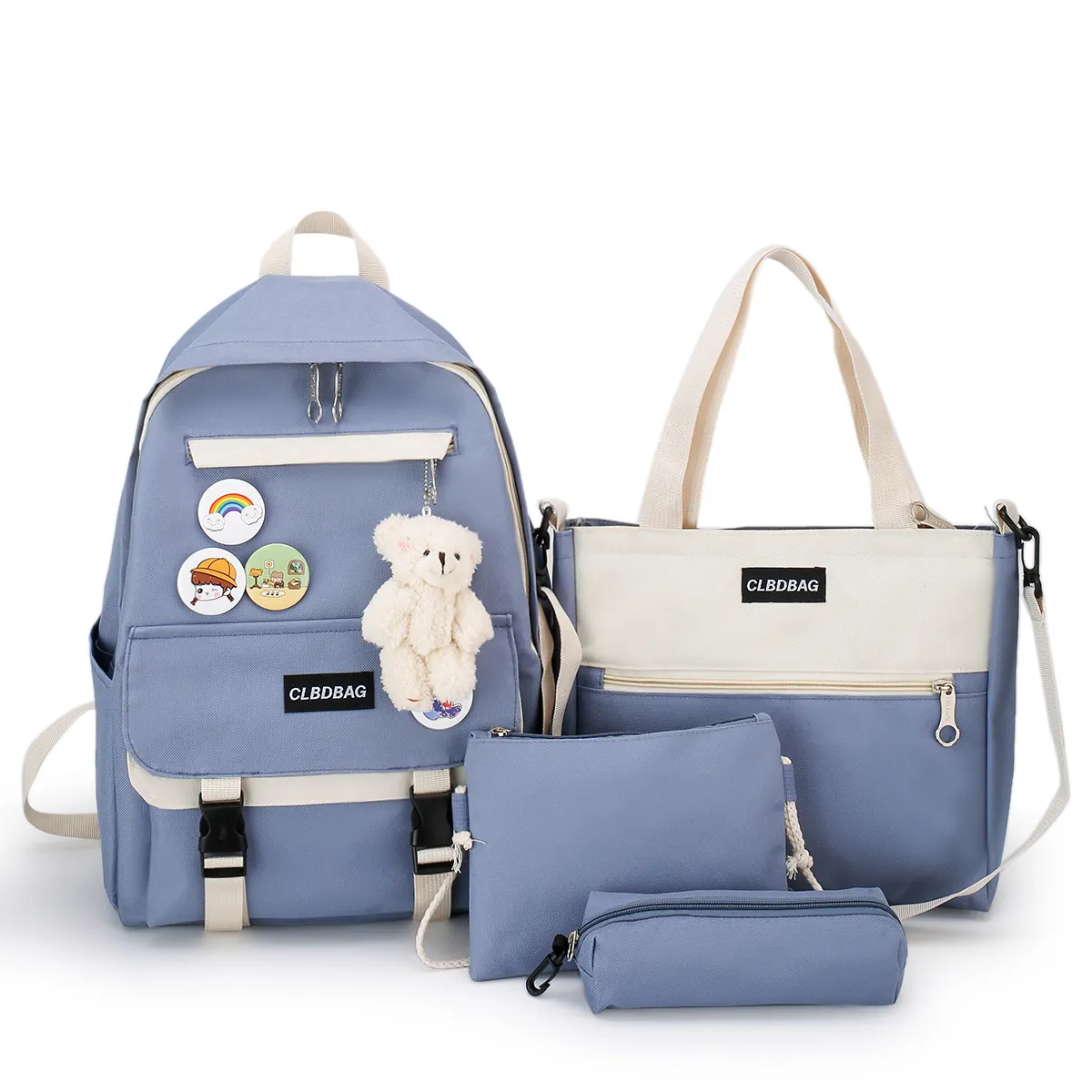 2021 Wholesale Hot Sale School Handbags Backpack Set High Quality Student Backpack