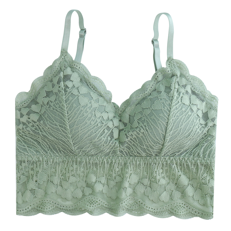 Wholesale custom floral intimate sexy high waist lace bra for women