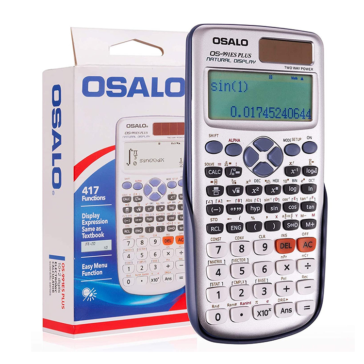 FX 991ES 10 + 2 цифры, горячая Распродажа, студенческий осмотр, двойной мощный научный калькулятор