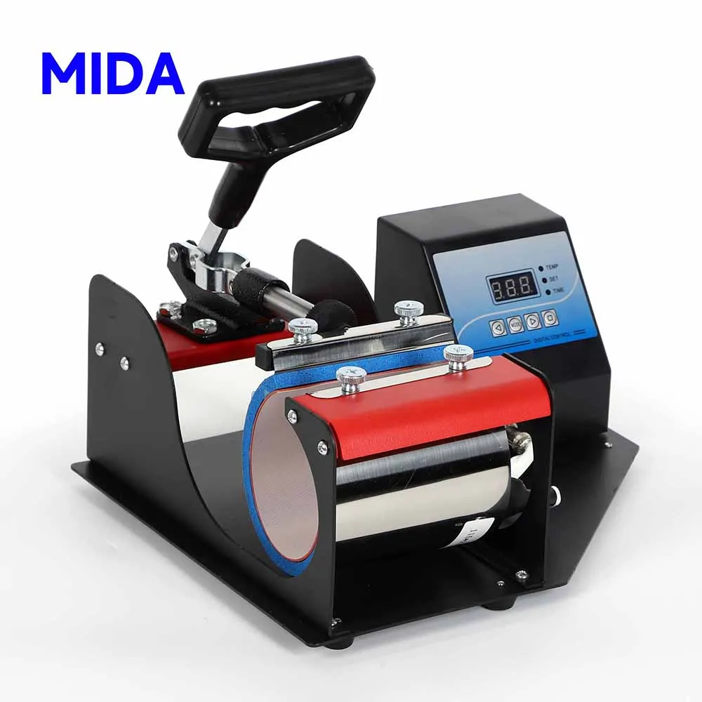 MIDA Thermal Transfer Heat Press Machine Sublimation Mug Press for Coffee Mug & Cup Printing