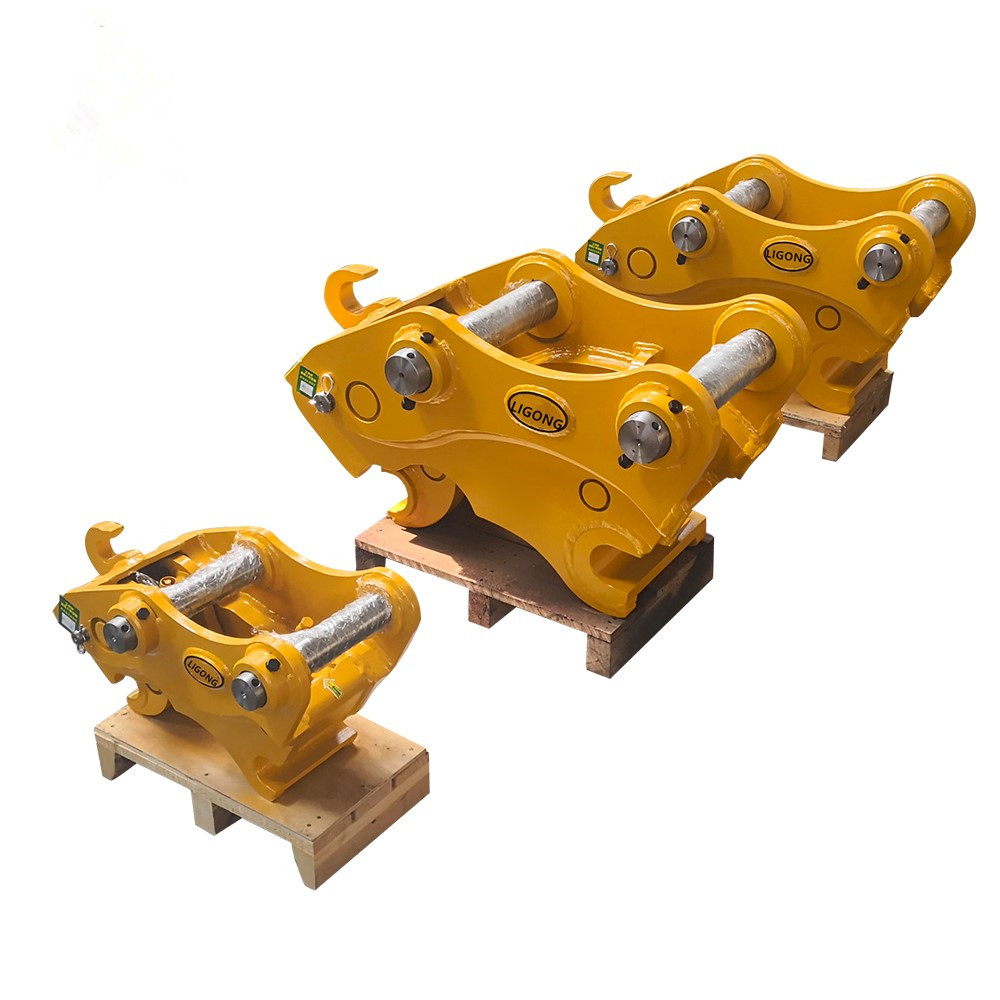 PC50UU-1 excavator 60 degree mechanical connection quick hitch excavator quick hitch and buckets quick coupler hydraulic