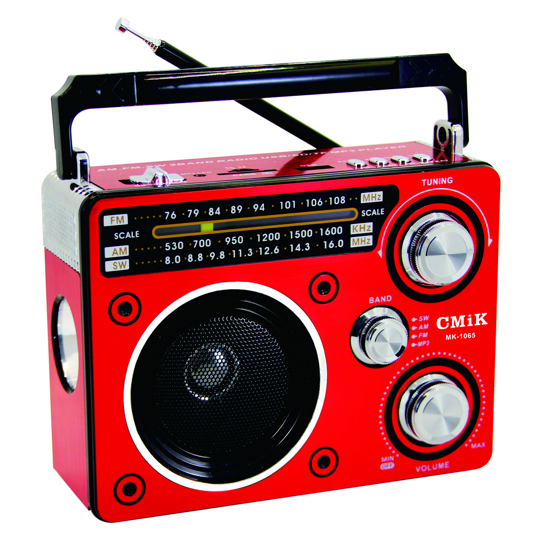 Cmik mk-1065 английский испанский FM AM SW MP3 плеер 1000 мАч батарея am fm Встроенный портативный радио