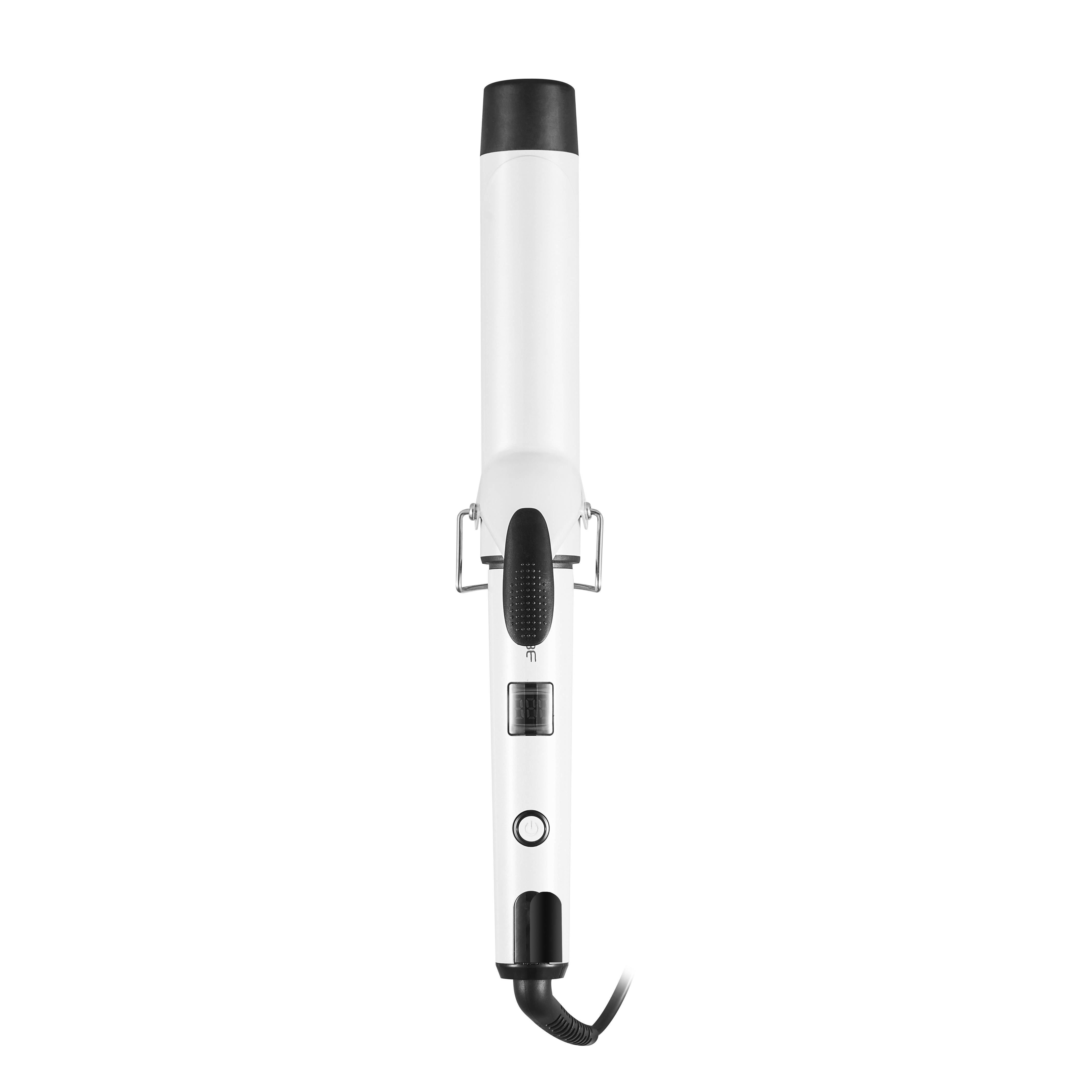 Wholesale female personal hair care tools electric LCD titanium curler iron large wave styling curler
