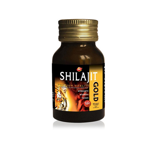 Индийский травяной продукт Dabur Shilajeet Gold (20 капсул)-shilajit капсулы для секс power-травяные таблетки для улучшения полового акта